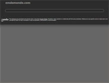 Tablet Screenshot of emdomondo.com